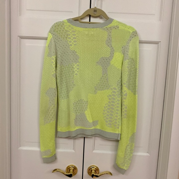 Opening Ceremony Neon Yellow Knit Sweater - Picture 6 of 14